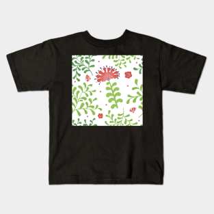 Elegance Seamless pattern with flowers Kids T-Shirt